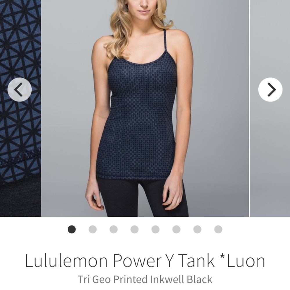 Lululemon power Y tank